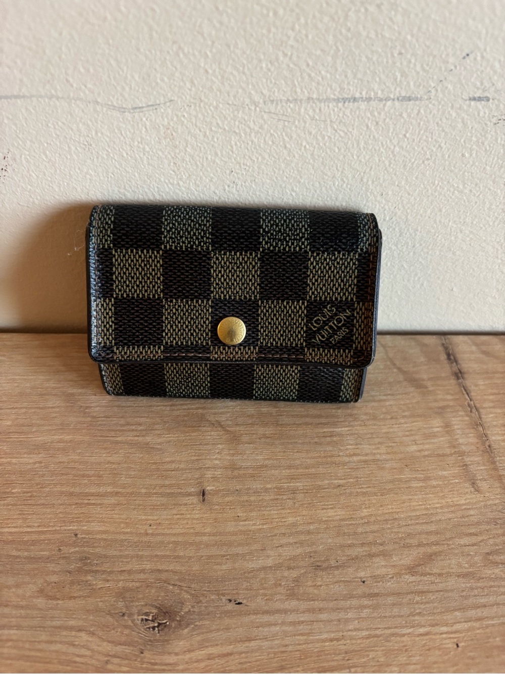 Authentic Louis Vuitton damier coin purse